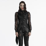Dark Night Goth Asymmetric vest