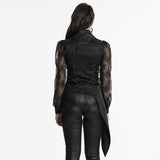 Dark Night Goth Asymmetric vest