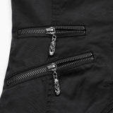 Dark Night Goth Asymmetric vest
