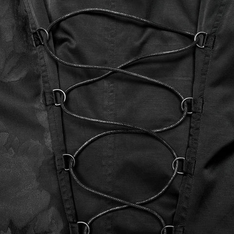 Dark Night Goth Asymmetric vest