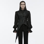 Dark Night Goth Asymmetric vest