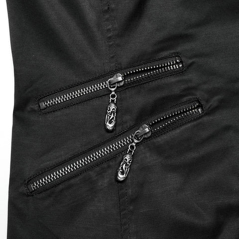 Dark Night Goth Asymmetric vest