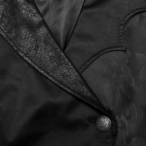 Dark Night Goth Asymmetric vest