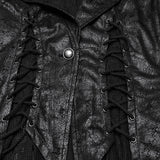 Goth Dark Alien Asymmetric Vest