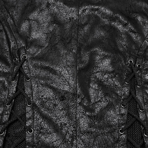 Goth Dark Alien Asymmetric Vest