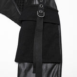 Punk ultra short motorcycle jacket