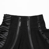 Punk ultra short motorcycle jacket