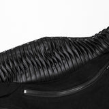 Punk ultra short motorcycle jacket