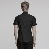 Punk neat short sleeved shirt
