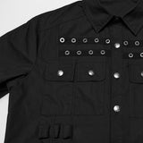 Punk neat short sleeved shirt