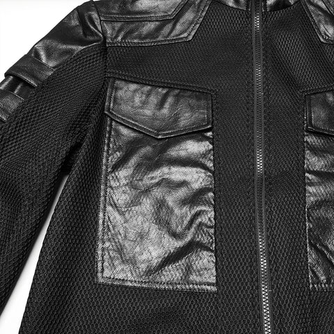 Cyberpunk Geometric Jacket For Men
