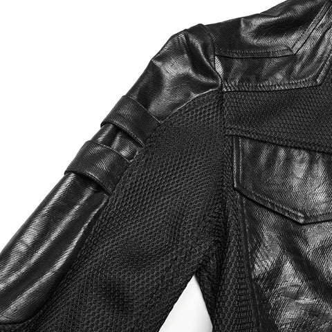 Cyberpunk Geometric Jacket For Men