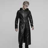 Detachable punk leather  jacket