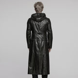 Detachable punk leather  jacket