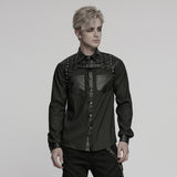 Punk handsome street men's shirt