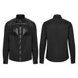 Punk handsome street men's shirt