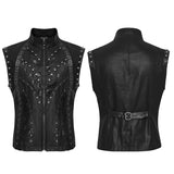 Punk handsome segmentation vest