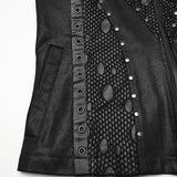 Punk handsome segmentation vest