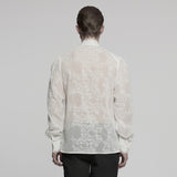 Goth Romantic Chiffon Men's Shirt