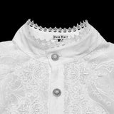 Goth Romantic Chiffon Men's Shirt