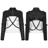 Punk Metal rock Ultra-Short Jacket For Women