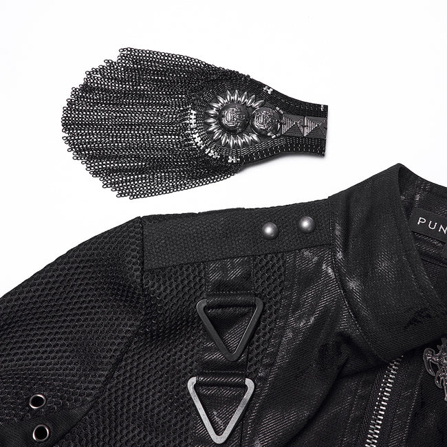Punk Metal rock Ultra-Short Jacket For Women