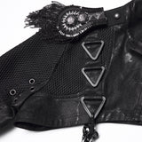 Punk Metal rock Ultra-Short Jacket For Women