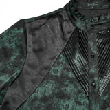 Goth mystery pleated shirt