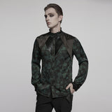 Goth mystery pleated shirt