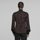 Goth mystery pleated shirt