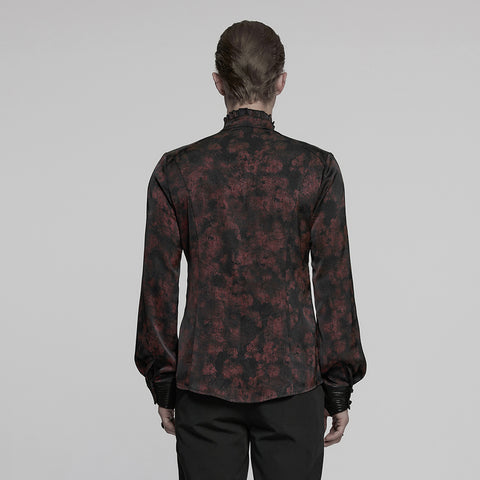 Goth mystery pleated shirt