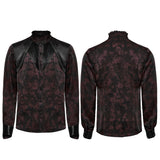 Goth mystery pleated shirt