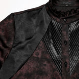 Goth mystery pleated shirt