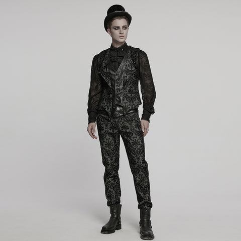 Goth Palace Embroidered Waistcoat