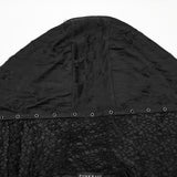 Goth Decadent Asymmetric Hooded Knitted Jacket