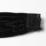 Daily Delicate Velvet Goth Shirt