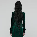 Daily Delicate Velvet Goth Shirt