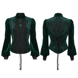 Daily Delicate Velvet Goth Shirt