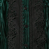 Daily Delicate Velvet Goth Shirt