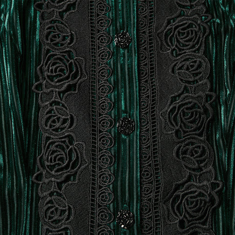 Daily Delicate Velvet Goth Shirt
