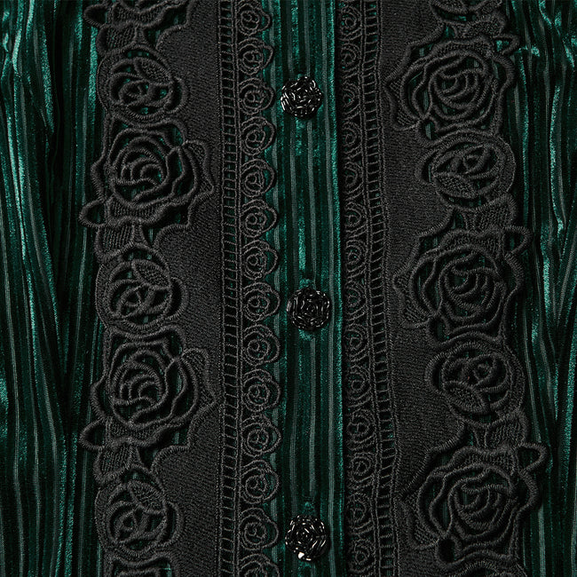 Daily Delicate Velvet Goth Shirt