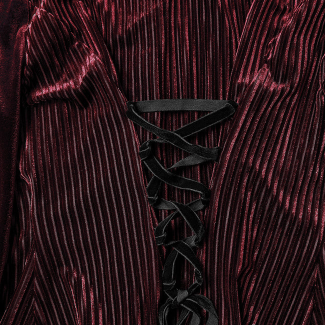 Daily Delicate Velvet Goth Shirt