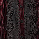 Daily Delicate Velvet Goth Shirt