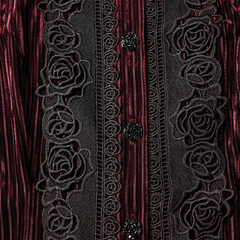 Daily Delicate Velvet Goth Shirt