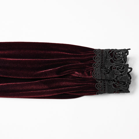 Daily Delicate Velvet Goth Shirt