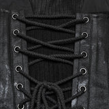 Punk drawstring tube top