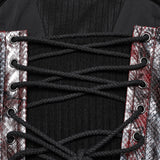 Punk drawstring tube top