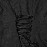 Goth Embroidered Chiffon Shirt