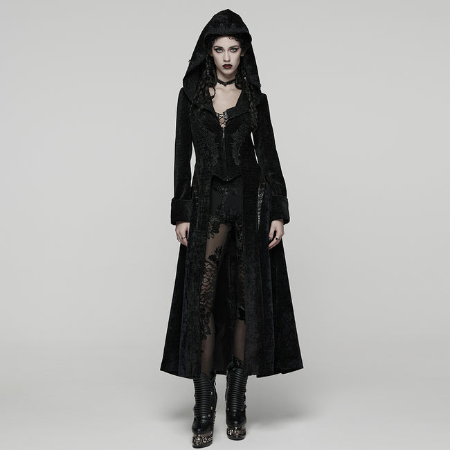 Goth Hooded Mysterious Coat