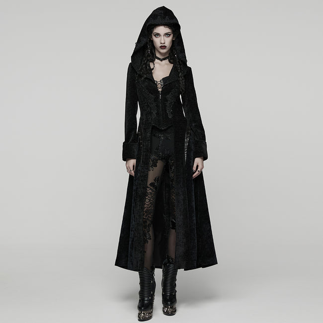 Goth Hooded Mysterious Coat